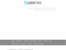 Tablet Screenshot of logoforo.com